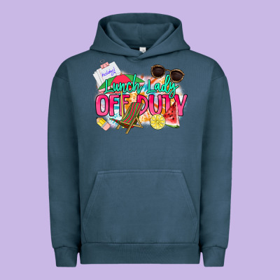 Lunch Lady Off Duty Urban Hoodie Designed By Nancycooperartshop