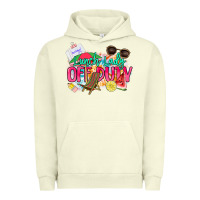 Pigment Pistachio Lunch lady off duty Urban Hoodie - NancyCooperArtShop