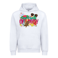 White Lunch lady off duty Urban Hoodie - NancyCooperArtShop