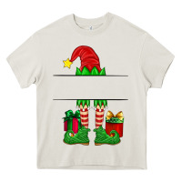 Cream christmas elf custom name Heavy Core Tee - Artiststas