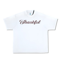 White thankful Urban Heavy Tee - FaDigitalArtStudio