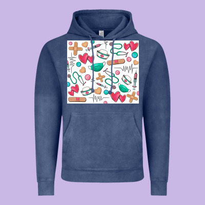 Nurse Vintage Hoodie Designed By Zillion Design Studio