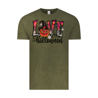 Vintage Olive love halloween Vintage Tee - CowhideDigitalArt