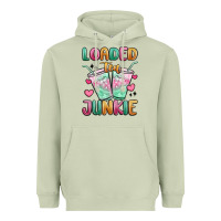 Matcha loaded tea junkie Heavyweight Hoodie - MaliasSmallBusiness