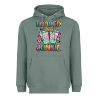 Sage loaded tea junkie Heavyweight Hoodie - MaliasSmallBusiness