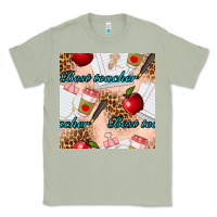 Matcha Best Teacher Seamless Pattern Classic Tee - BundleAndBundleShop