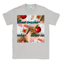 Moon Dust Best Teacher Seamless Pattern Classic Tee - BundleAndBundleShop