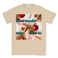 Mushroom Best Teacher Seamless Pattern Classic Tee - BundleAndBundleShop