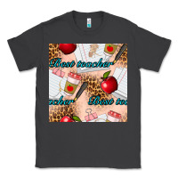 Smoke Best Teacher Seamless Pattern Classic Tee - BundleAndBundleShop