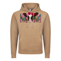 Mom With Cow Mothers Day Vintage Hoodie | Teevron