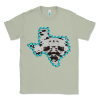 Matcha Texas Map Cowhide Turquoise Gemstone Classic Tee - Bettercallsaul