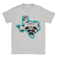 Moon Dust Texas Map Cowhide Turquoise Gemstone Classic Tee - Bettercallsaul