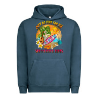 Pigment Midnight Navy Ain't no cure for the summertime blues Urban Hoodie - NancyCooperArtShop