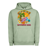 Pigment Oil Green Ain't no cure for the summertime blues Urban Hoodie - NancyCooperArtShop