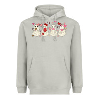 Moon Dust valentines day ghost Heavyweight Hoodie - MaliasSmallBusiness