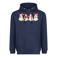 Valentines Day Ghost Heavyweight Hoodie | Teevron