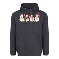 Smoke valentines day ghost Heavyweight Hoodie - MaliasSmallBusiness