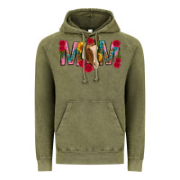 Vintage Olive mom with horse mothers day Vintage Hoodie - texasbilliewilder