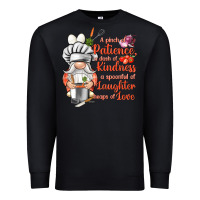 Black patience a dash of kindness Premium Sweatshirt - NancyCooperArtShop