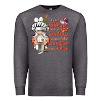 Charcoal Heather patience a dash of kindness Premium Sweatshirt - NancyCooperArtShop