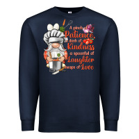 Navy patience a dash of kindness Premium Sweatshirt - NancyCooperArtShop
