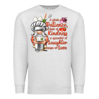 Oatmeal Heather patience a dash of kindness Premium Sweatshirt - NancyCooperArtShop