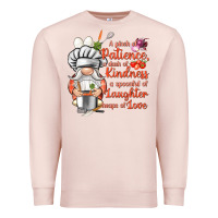 Pale Pink patience a dash of kindness Premium Sweatshirt - NancyCooperArtShop
