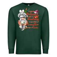 Sports Green patience a dash of kindness Premium Sweatshirt - NancyCooperArtShop