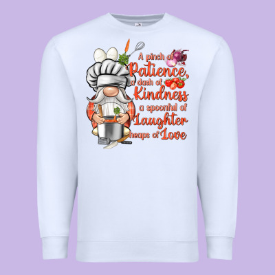 Patience A Dash Of Kindness Premium Sweatshirt Designed By Nancycooperartshop