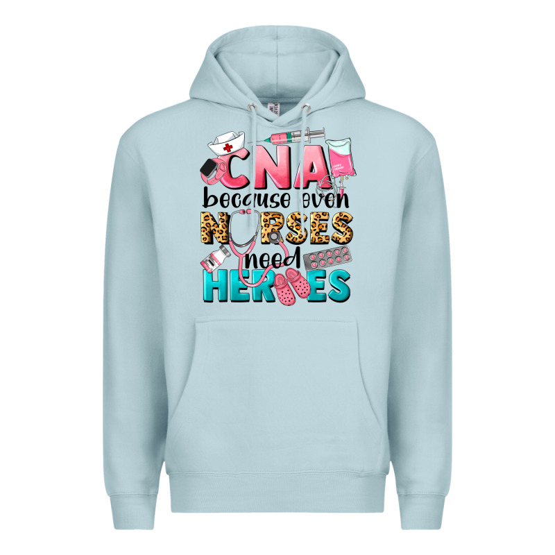 Western Cna Because Nurses Need Heroes Premium Hoodie by LillyAllenDesigns | Teevron