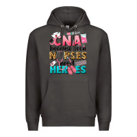 Smoke Western CNA Because Nurses Need Heroes Premium Hoodie - LillyAllenDesigns