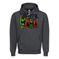 Smoke merry mama Christmas Zipper Hoodie - Jasminsmagicworld