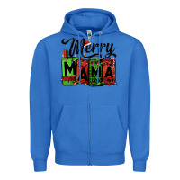 True Royal merry mama Christmas Zipper Hoodie - Jasminsmagicworld