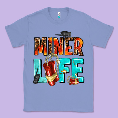 Miner Life Classic Tee Designed By Adodesignshop