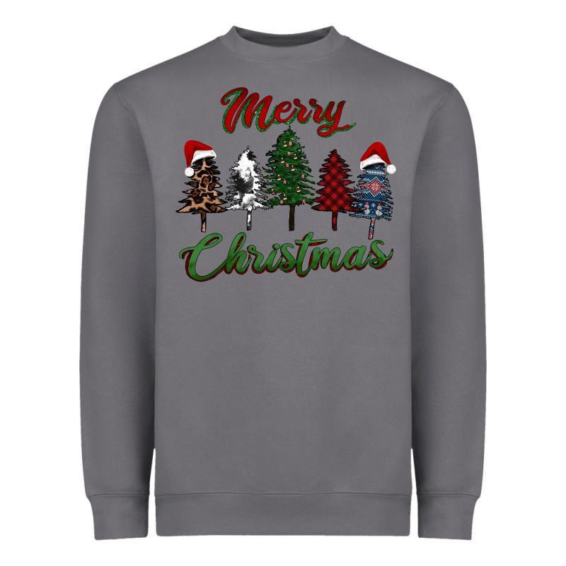Merry Christmas Trees Heavyweight Sweatshirt by RanaPortraitStore | Teevron
