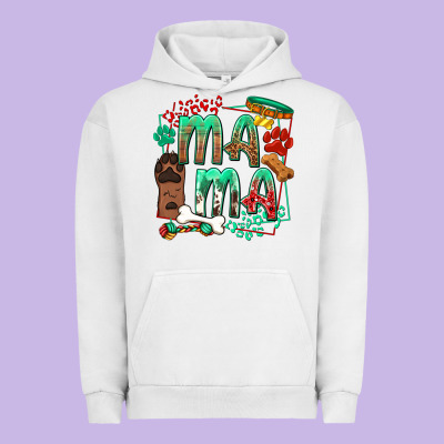 Dog Mama Urban Hoodie Designed By Texasbilliewilder