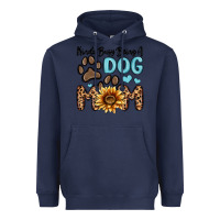 Navy kinda busy being a dog mom Heavyweight Hoodie - MaliasSmallBusiness