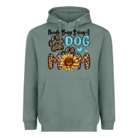 Sage kinda busy being a dog mom Heavyweight Hoodie - MaliasSmallBusiness
