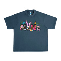 Midnight Navy easter bunny mama Urban Heavy Tee - BarkalooDesign