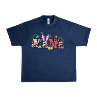 Navy easter bunny mama Urban Heavy Tee - BarkalooDesign