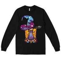 Black witch gnome with poison Long Sleeve Tee - BundleAndBundleShop