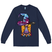 Navy witch gnome with poison Long Sleeve Tee - BundleAndBundleShop
