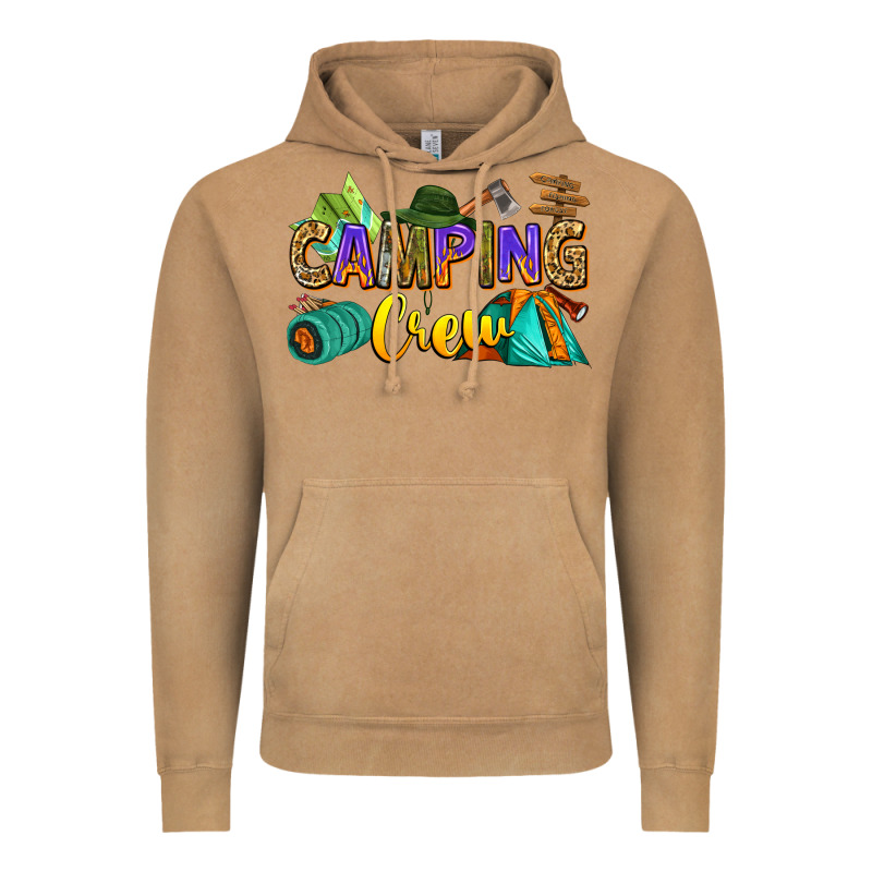 Camping Crew Vintage Hoodie by Zillion Design Studio | Teevron