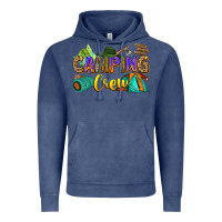 Vintage Denim camping crew Vintage Hoodie - Zillion Design Studio