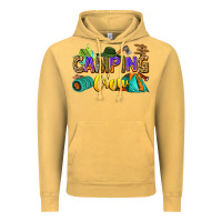 Vintage Mustard camping crew Vintage Hoodie - Zillion Design Studio