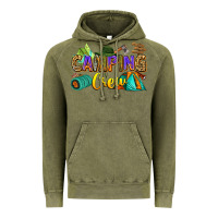 Vintage Olive camping crew Vintage Hoodie - Zillion Design Studio