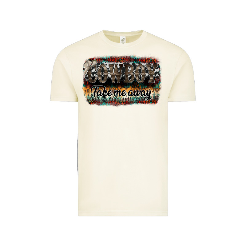 Cowboy Take Me Away Vintage Tee by SublimationCraftShop | Teevron