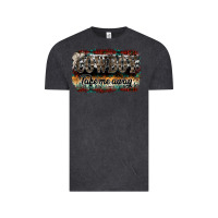 Vintage Black cowboy take me away Vintage Tee - SublimationCraftShop