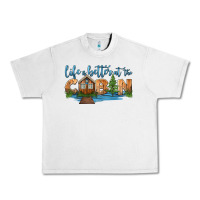 Lunar Rock life is better at the cabin Urban Heavy Tee - HRA Design Shop