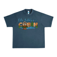 Midnight Navy life is better at the cabin Urban Heavy Tee - HRA Design Shop